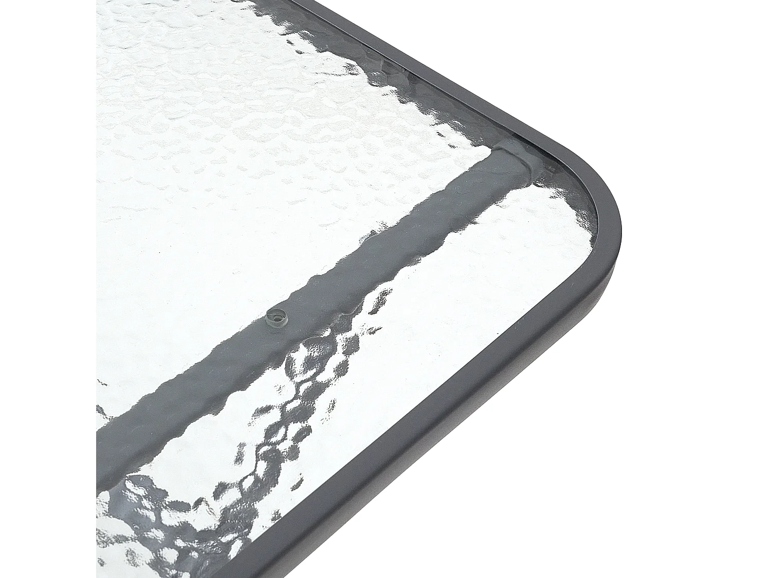 Table Verre Trempe Formentera Gris 110x70cm Gris