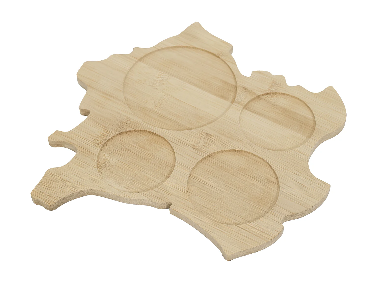 Planche Apero Carte De France Bistrot Beige, Vert, Blanc, Noir