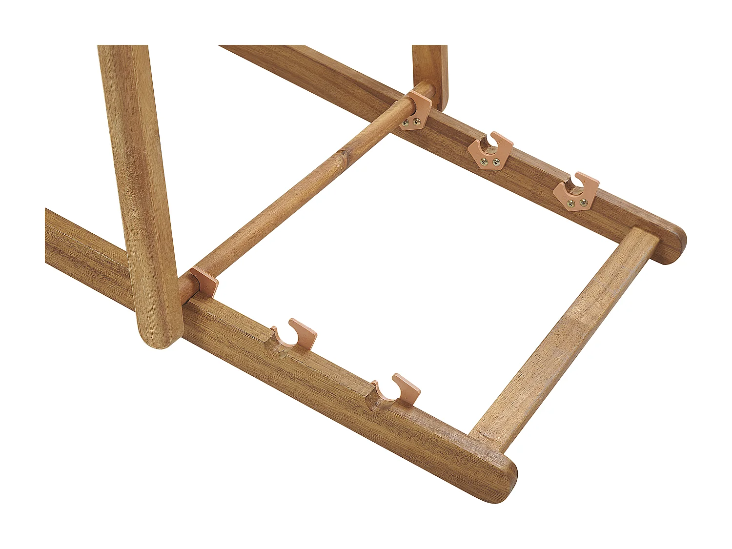 Chilienne pliante ANZIO avec tissus de remplacement Acacia Marron clair