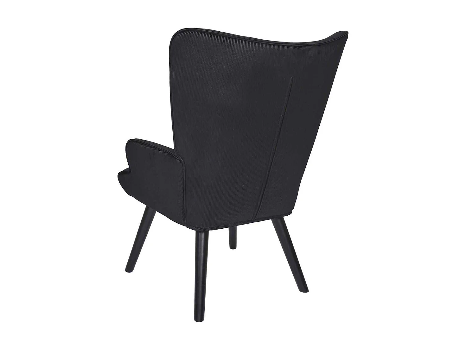 Fauteuil De Salon Giulia Noir Noir