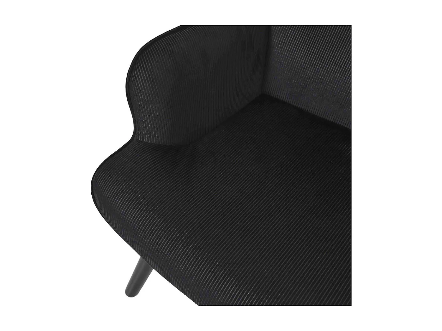 Fauteuil De Salon Giulia Noir Noir