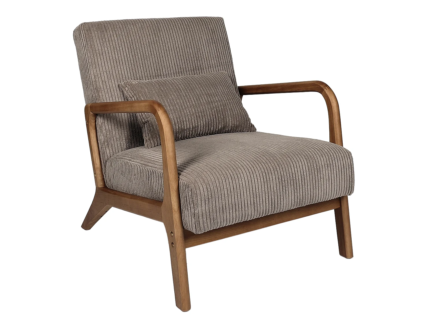 Fauteuil - HOME DECO FACTORY - Design - Confortable - Gris