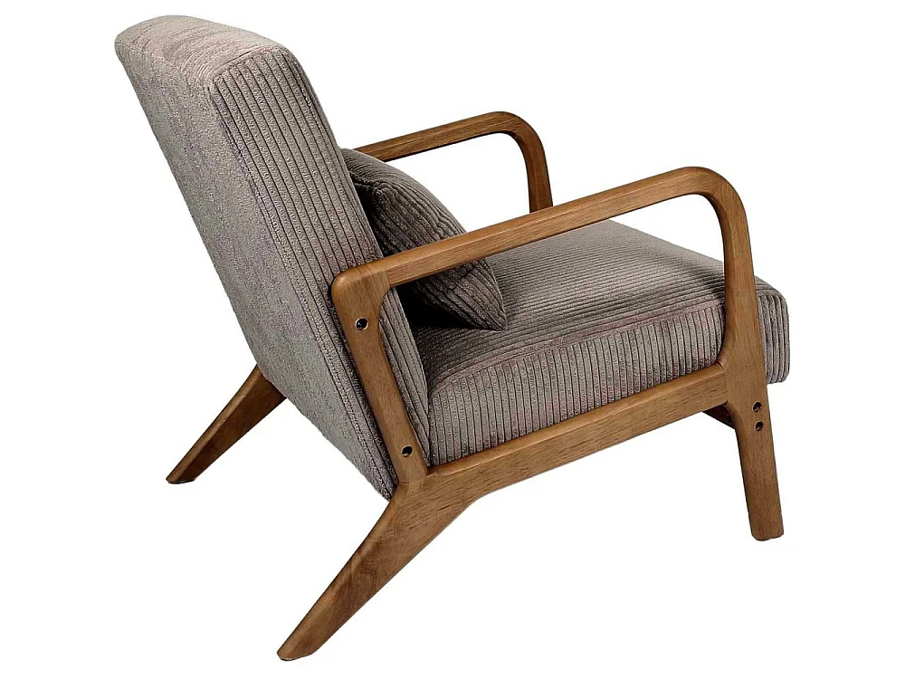 Fauteuil - HOME DECO FACTORY - Design - Confortable - Gris