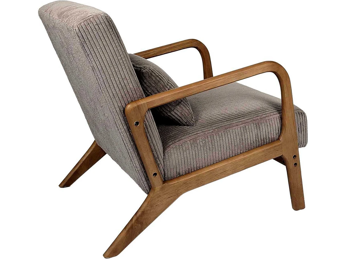 Fauteuil - HOME DECO FACTORY - Design - Confortable - Gris