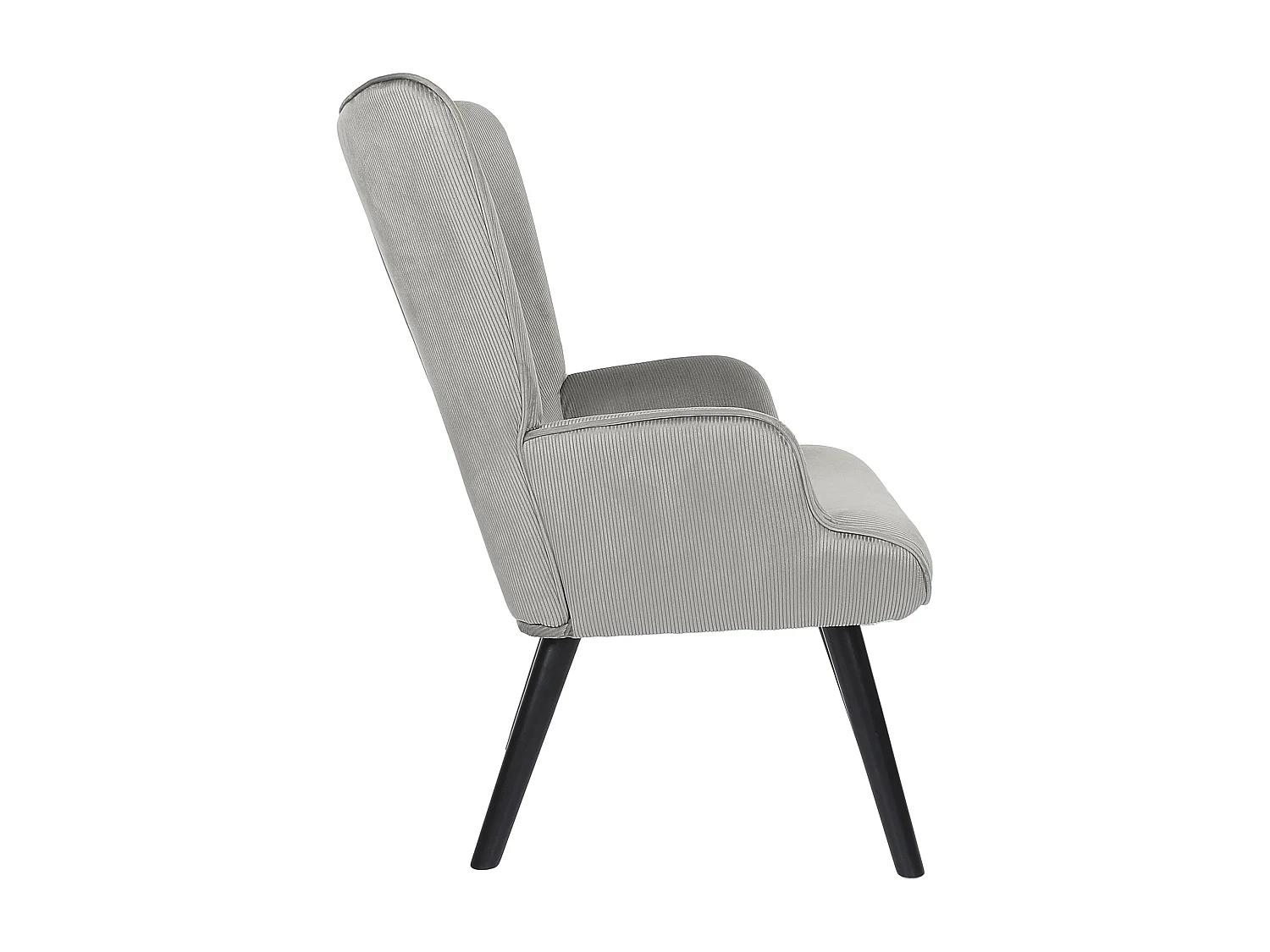 Fauteuil De Salon Giulia Gris Gris