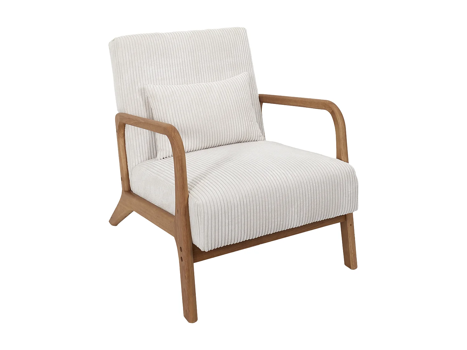 Fauteuil Salon Cotele Scott Beige Beige