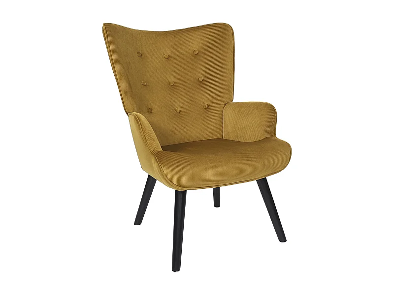 Fauteuil De Salon Giulia Jaune Jaune