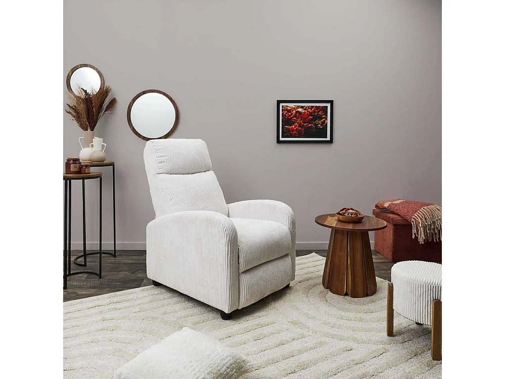 Fauteuil Dream Cotele Scott Beige Beige