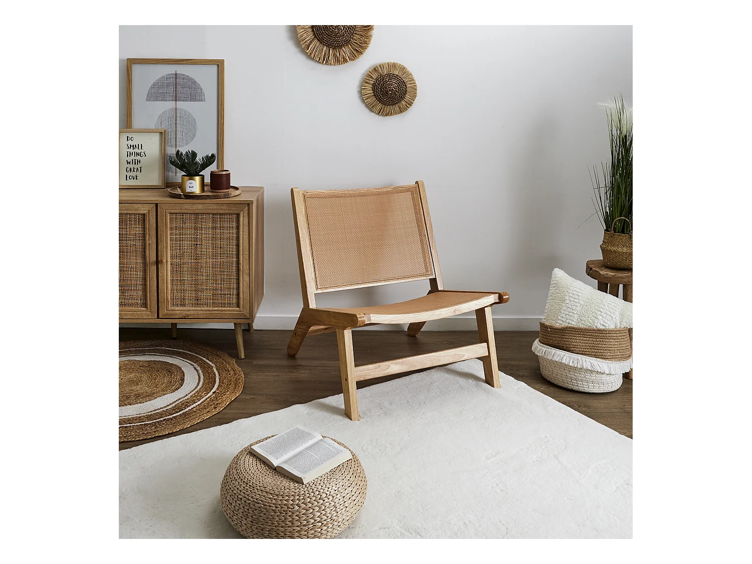 Fauteuil Bali M1 Marron