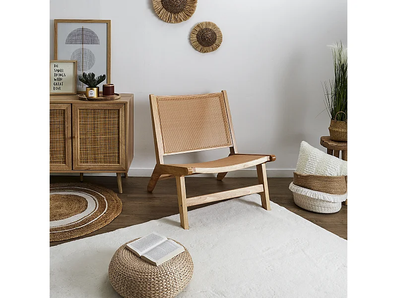 Fauteuil Bali M1 Marron