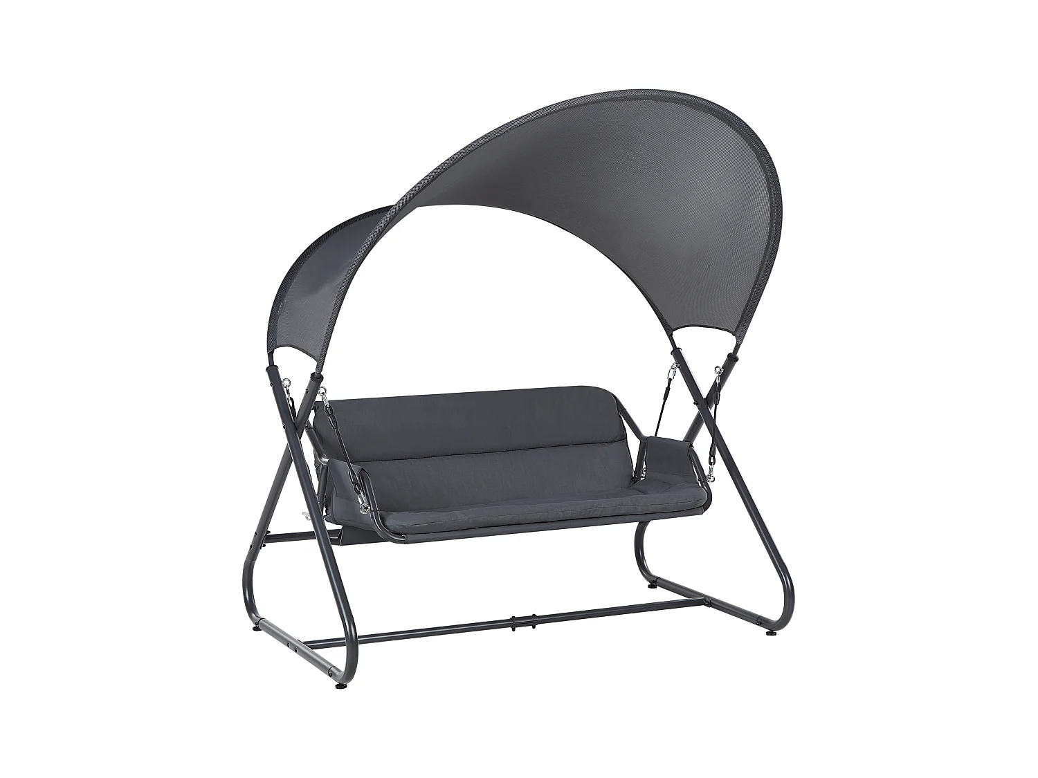 Huśtawka ogrodowa SOLAGNA Metal Ciemnoszary