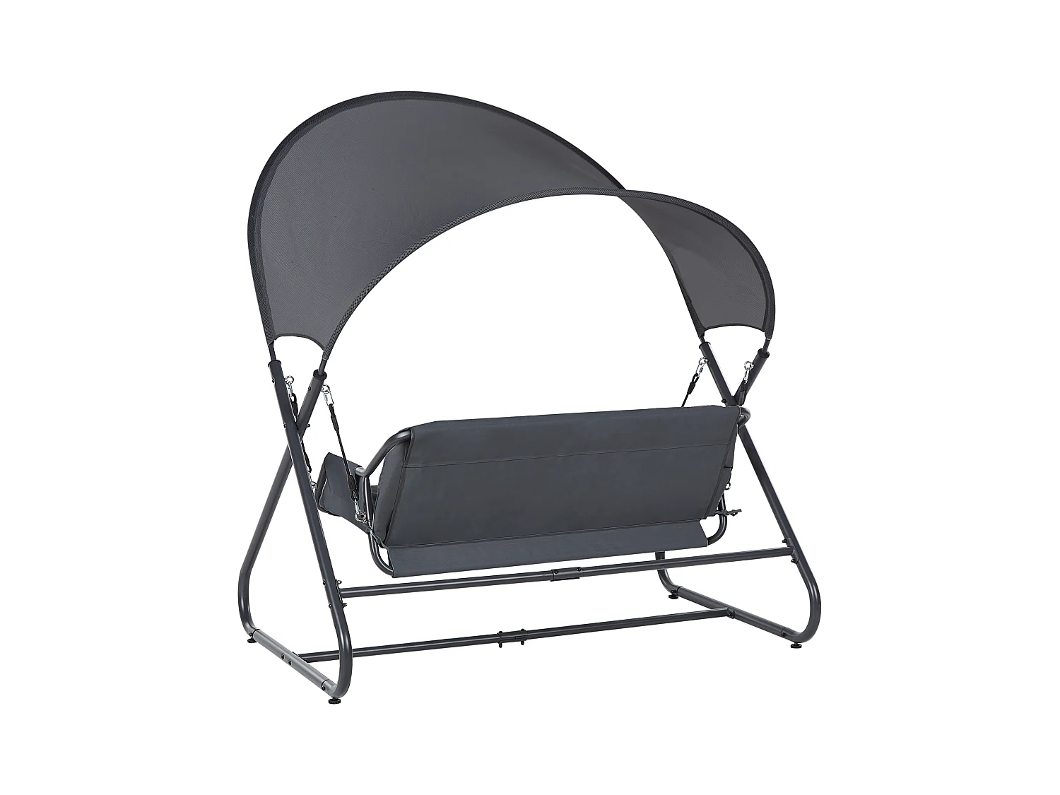 Huśtawka ogrodowa SOLAGNA Metal Ciemnoszary