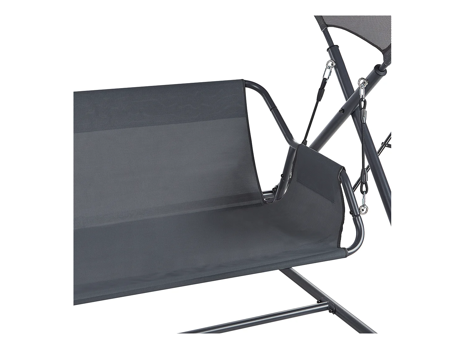 Huśtawka ogrodowa SOLAGNA Metal Ciemnoszary