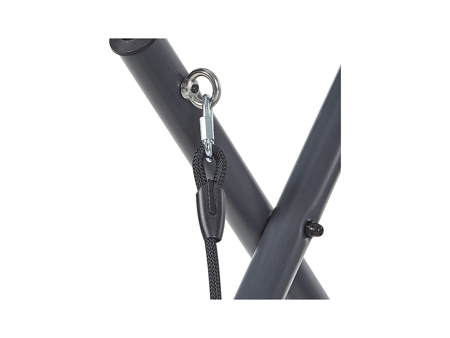 Huśtawka ogrodowa SOLAGNA Metal Ciemnoszary