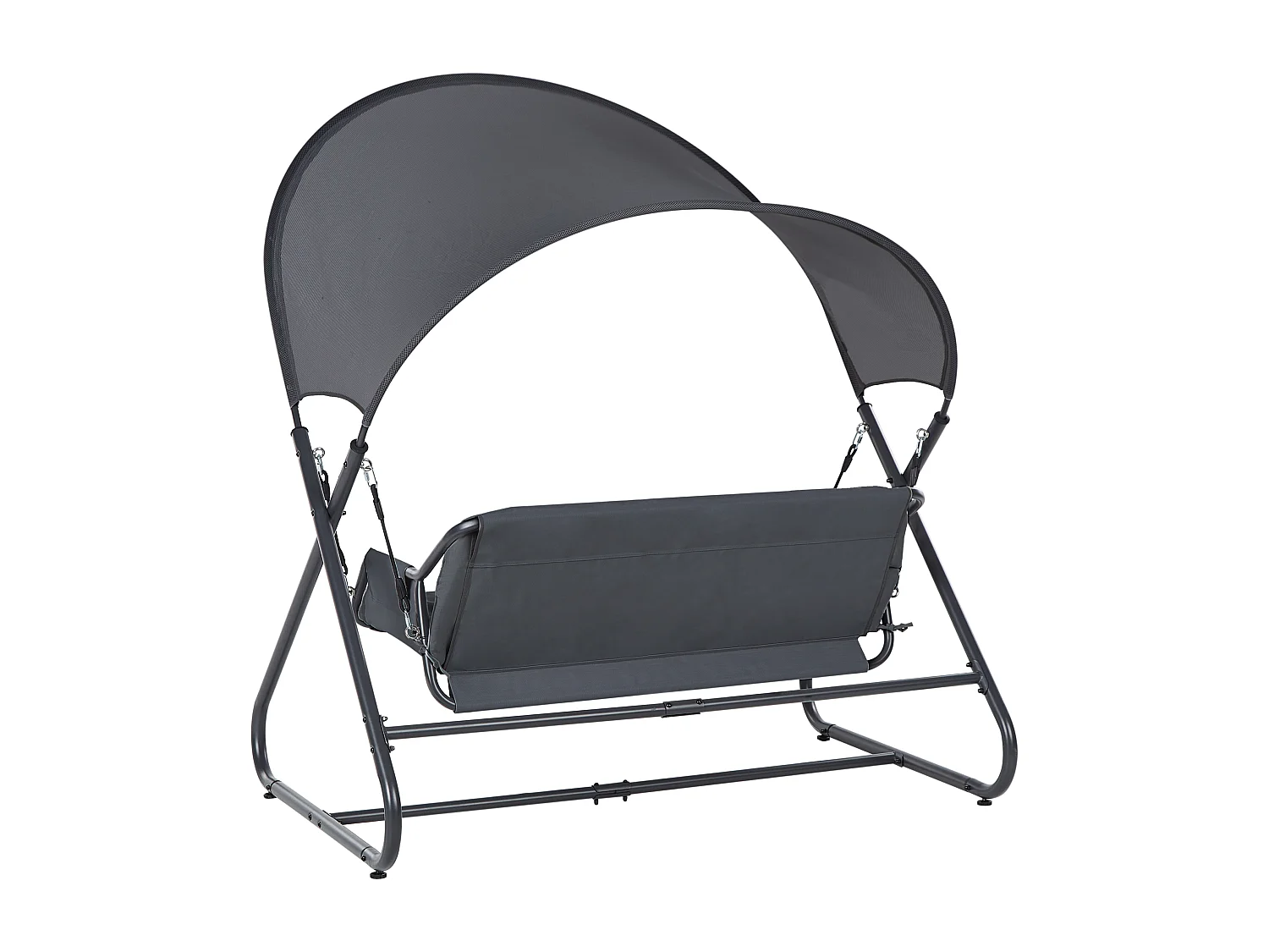 Dondolo da giardino SOLAGNA Metallo Grigio scuro
