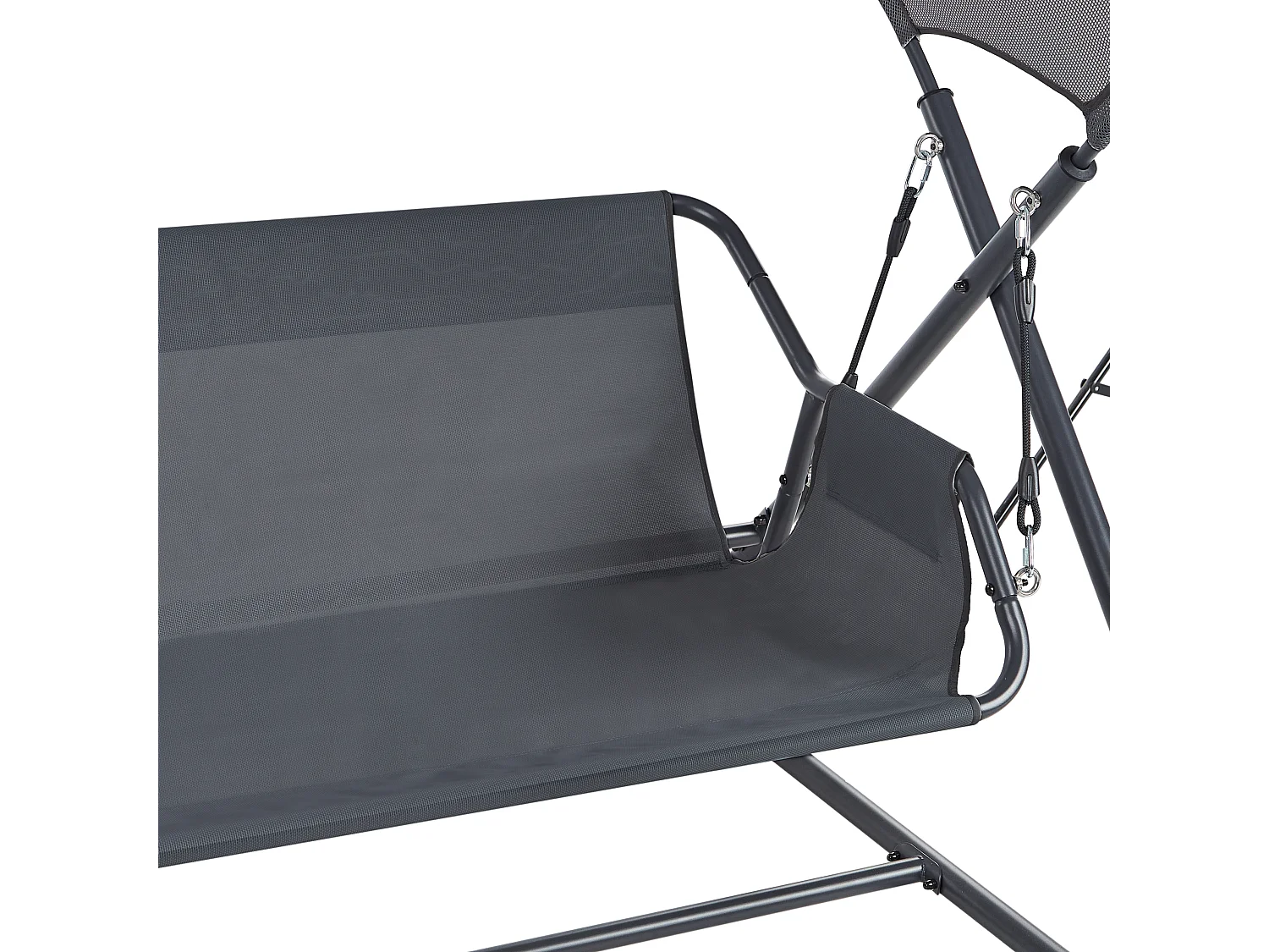 Dondolo da giardino SOLAGNA Metallo Grigio scuro