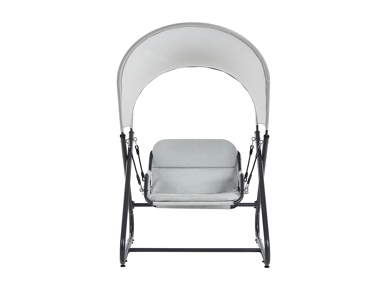 Balancelle de jardin SOLAGNA Métal Gris clair