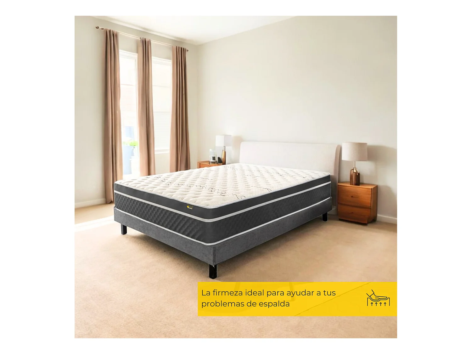 Colchon Viscoelástico 30cm Magnum Sleep | 90 x 190 | Confort hotelero | Firmeza Alta