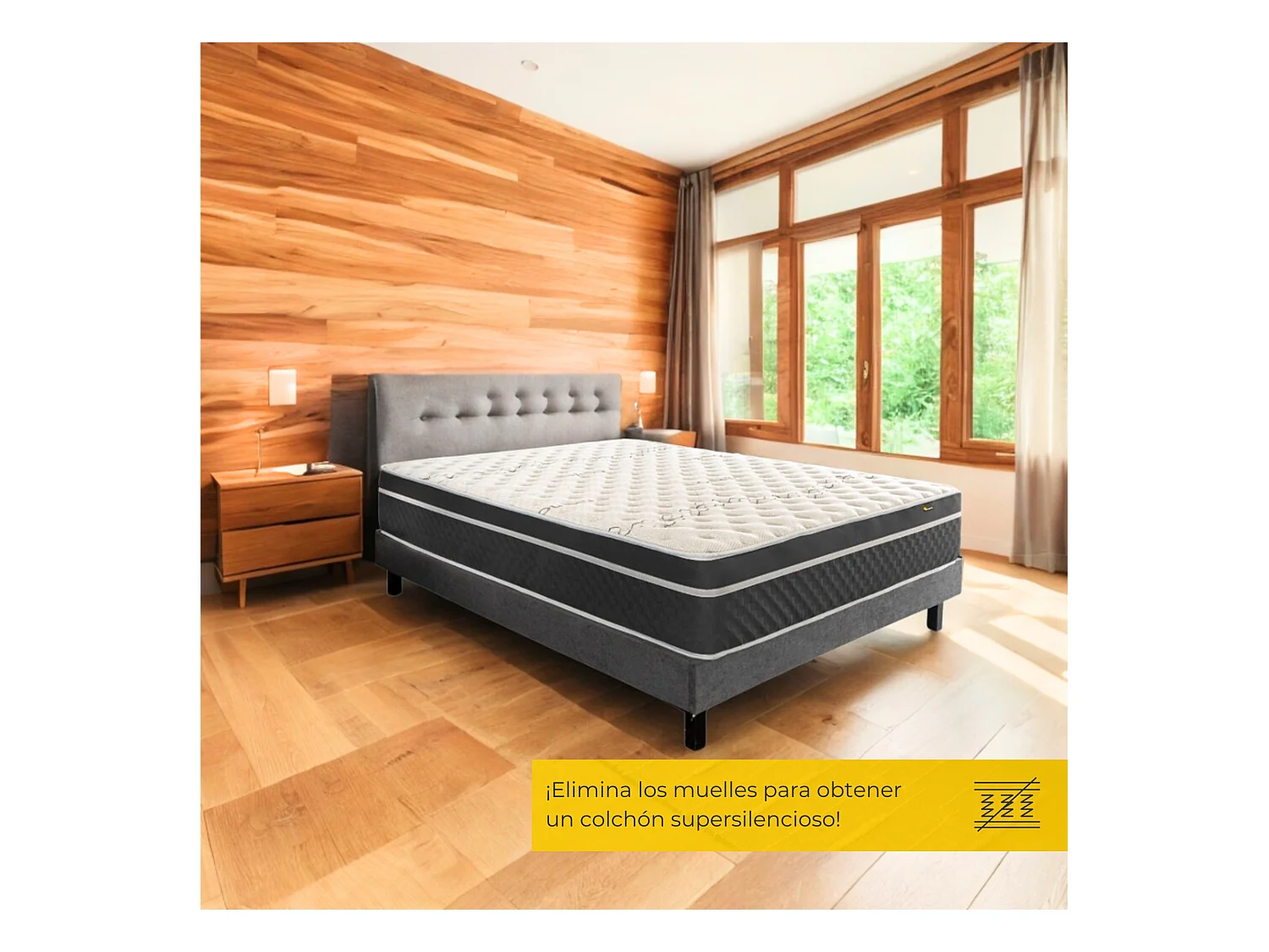 Colchon Viscoelástico 30cm Magnum Sleep | 180 x 200 | Confort hotelero | Firmeza Alta