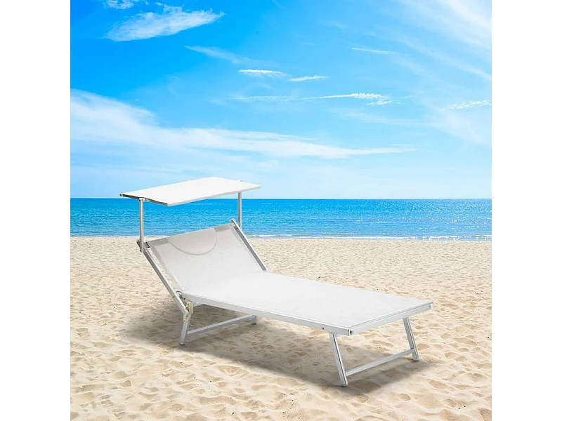 Lettino da spiaggia professionale in alluminio Rio de Janeiro