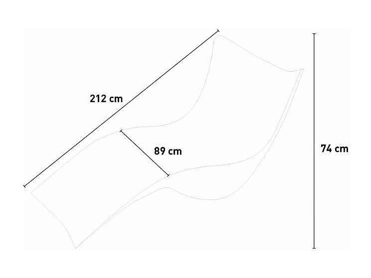 Bain de soleil blanc pour piscine et jardin extérieur Lagos