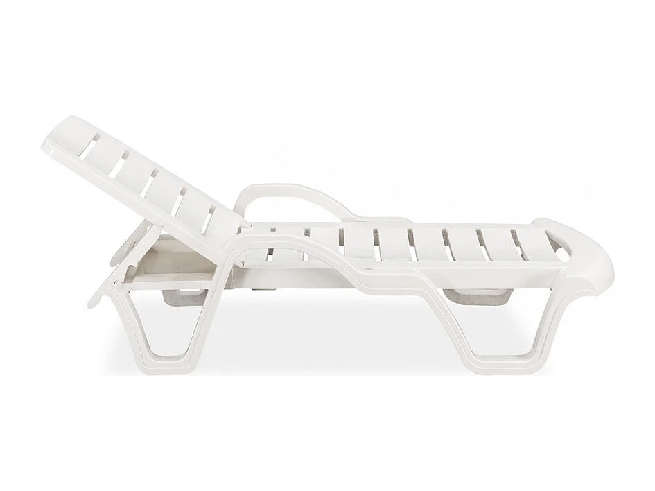 18 lettini da piscina professionali in plastica Positano