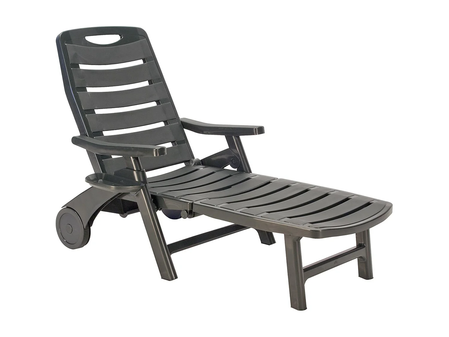 Lettino prendisole pieghevole 5 posizioni piscina e spiaggia