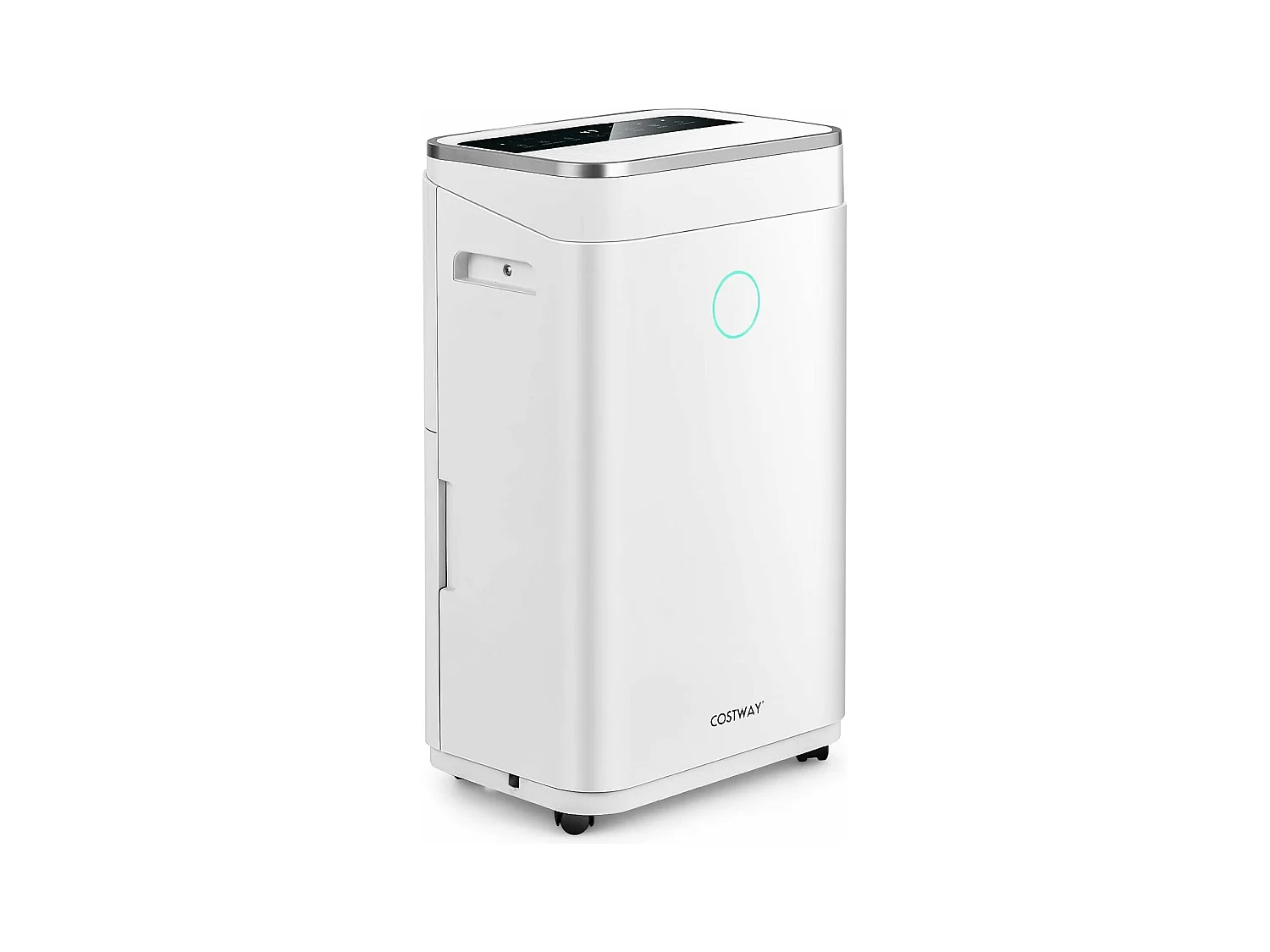 Déshumidificateur 25L/Jour Réservoir d'Eau 6,5L Minuterie 24H 2 Modes 2 Vitesses Dégivrage Automatique Pièces jusqu'à 30 m²
