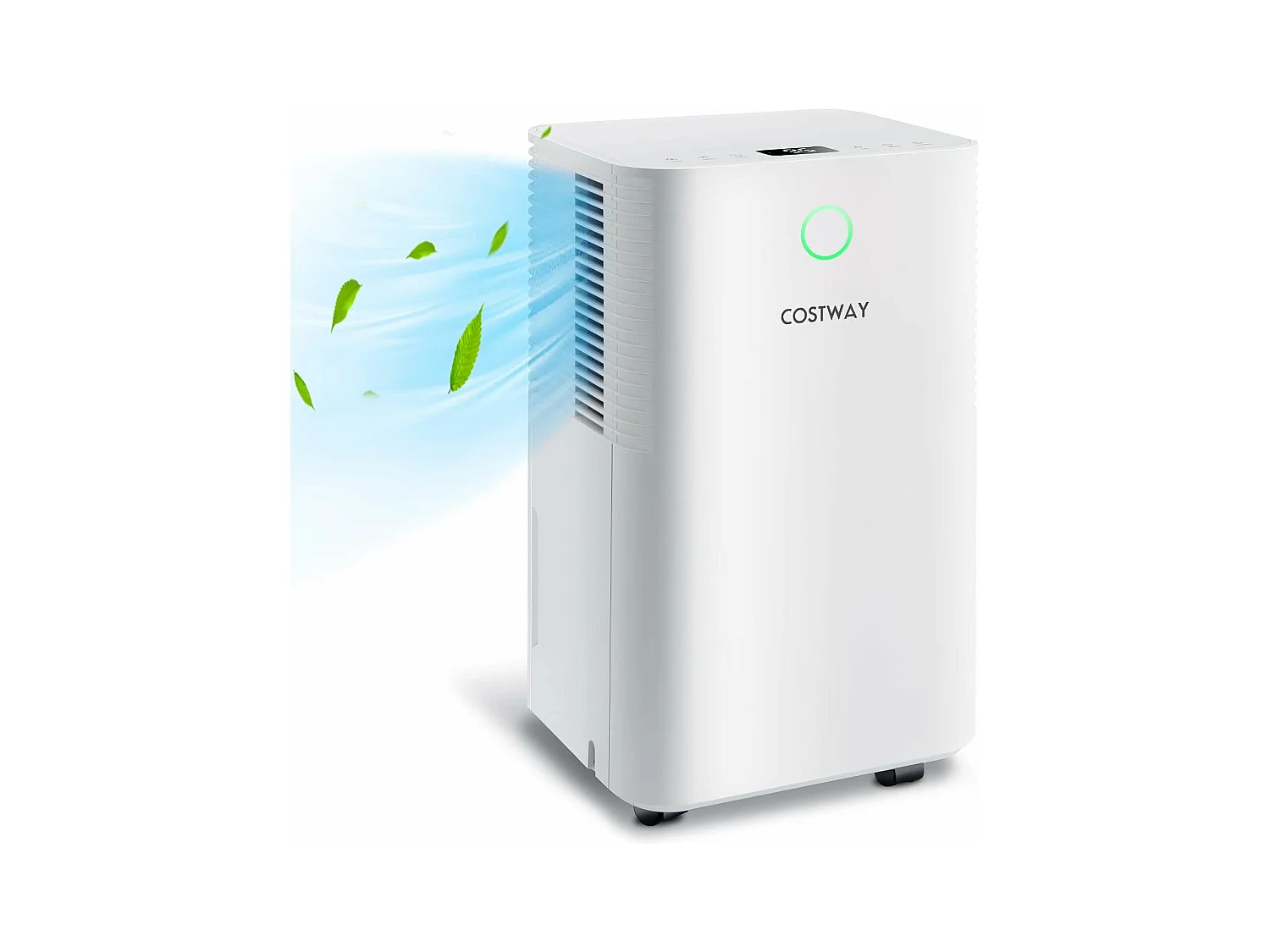 Déshumidificateur 14L/Jour Réservoir d'Eau 2L Minuterie 24H 3 Modes 2 Vitesses Dégivrage Automatique Pièces jusqu'à 15 m²
