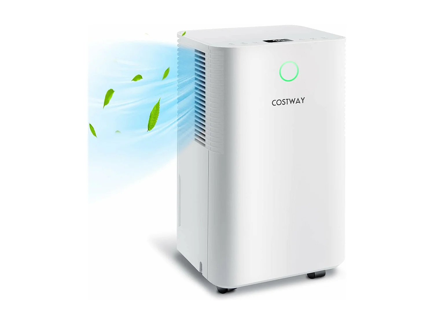 Déshumidificateur 14L/Jour Réservoir d'Eau 2L Minuterie 24H 3 Modes 2 Vitesses Dégivrage Automatique Pièces jusqu'à 15 m²