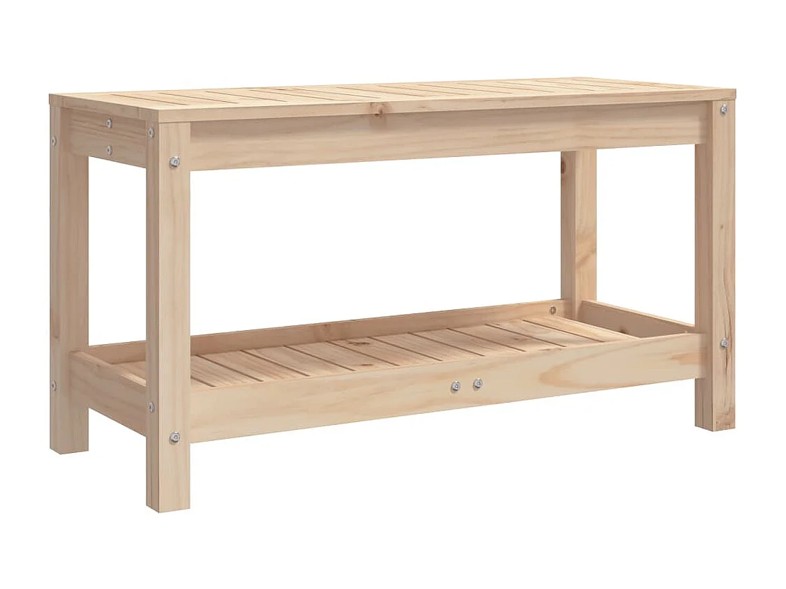 Tuinbank 82,5x35x45 cm massief grenenhout