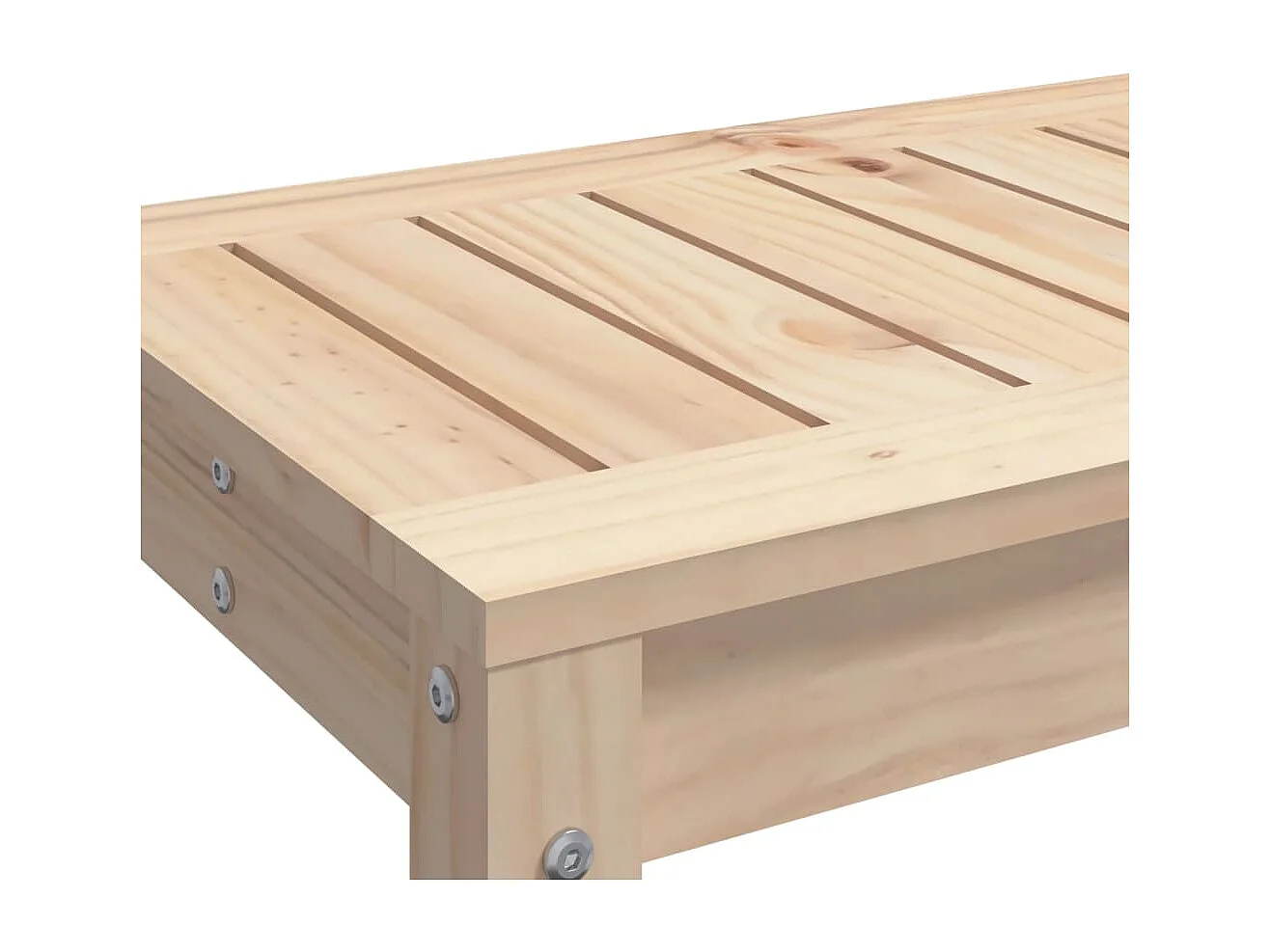 Banc de jardin 108x35x45 cm bois massif de pin