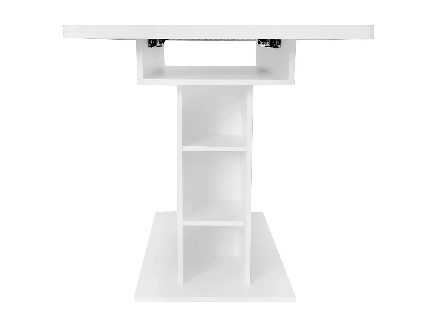 Ensemble table à manger + 4 chaises Sherpa - extensible 6 à 8 personnes - avec 6 niches - Panneaux de particules - 130x70cm