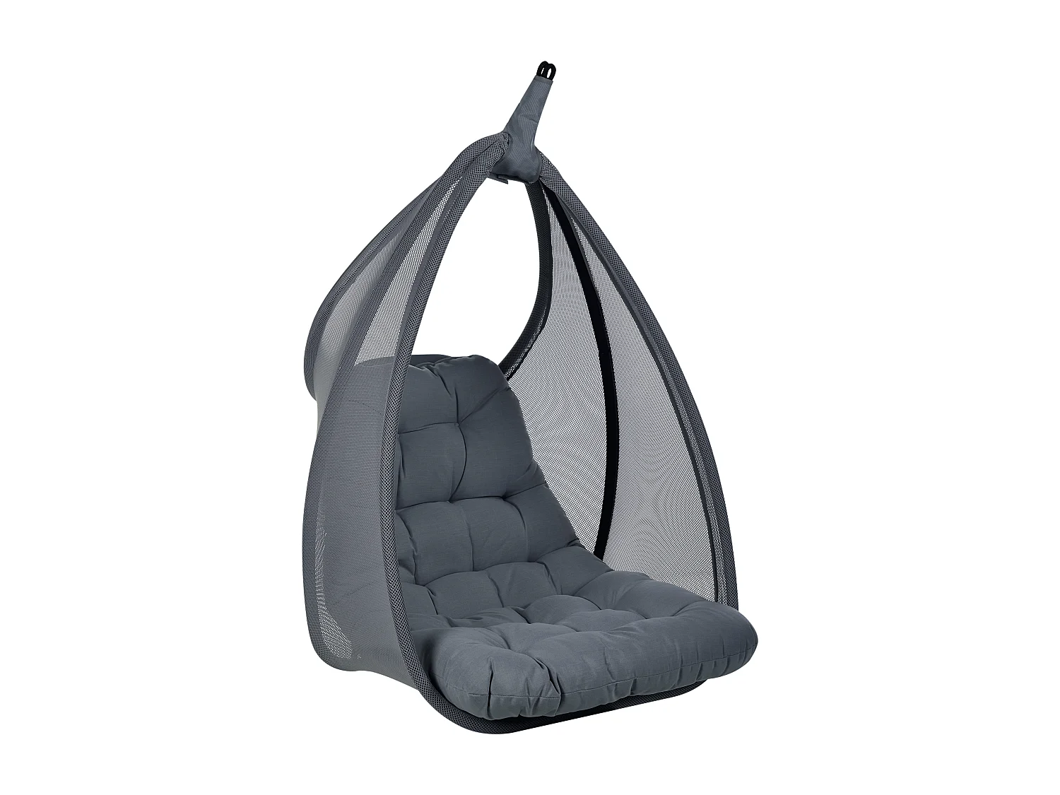 Fauteuil suspendu avec support AVEGNO Tissu Gris foncé
