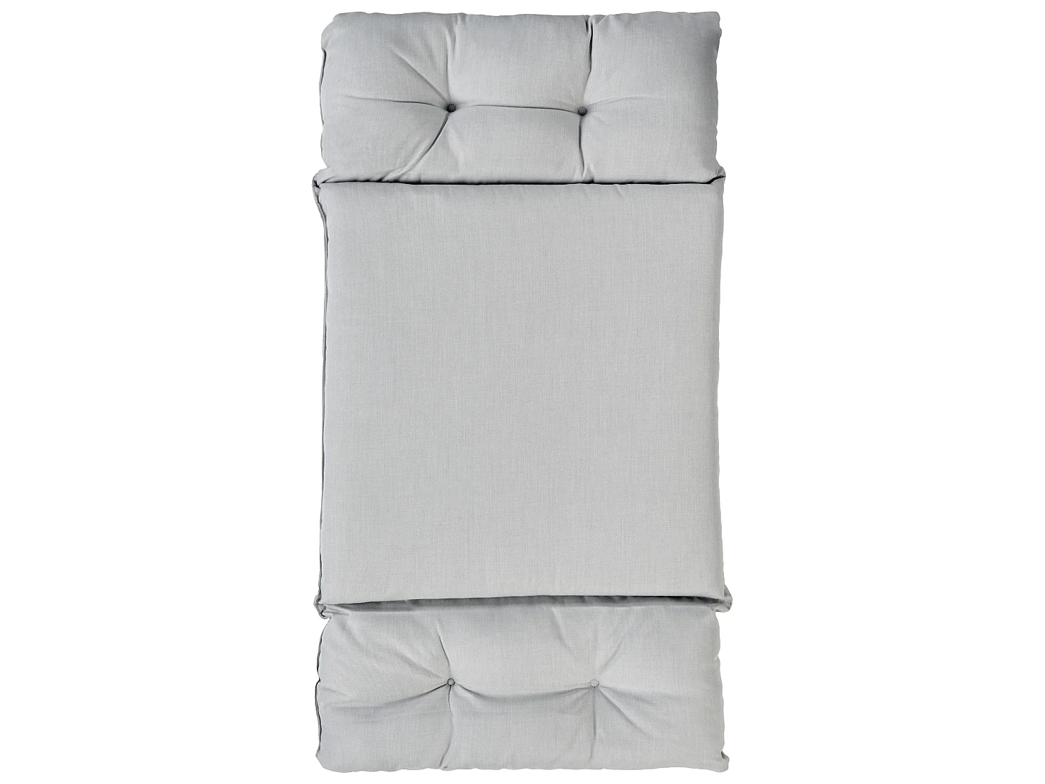 Fauteuil suspendu avec support ALVIANO Tissu Gris clair