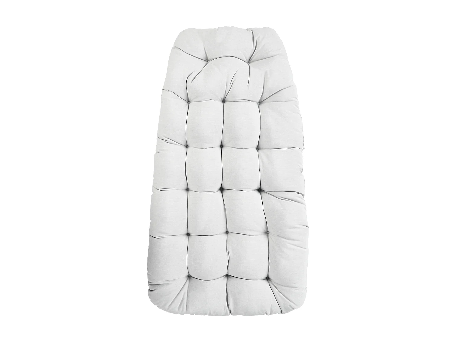 Hängesessel mit Gestell AVEGNO Stoff Hellgrau