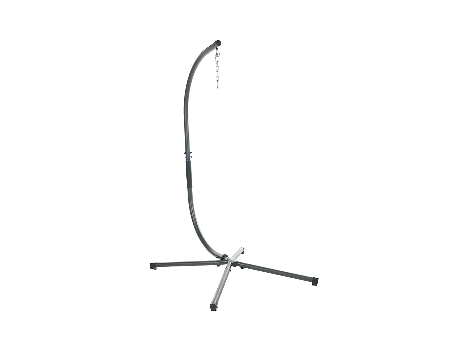 Silla colgante con soporte AVEGNO Tela Gris claro