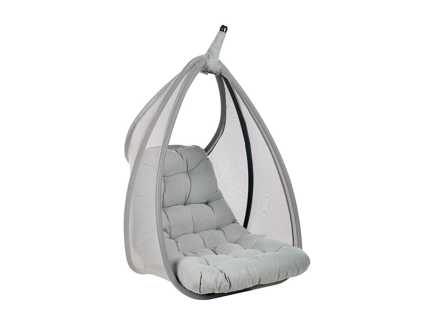 Fauteuil suspendu avec support AVEGNO Tissu Gris clair