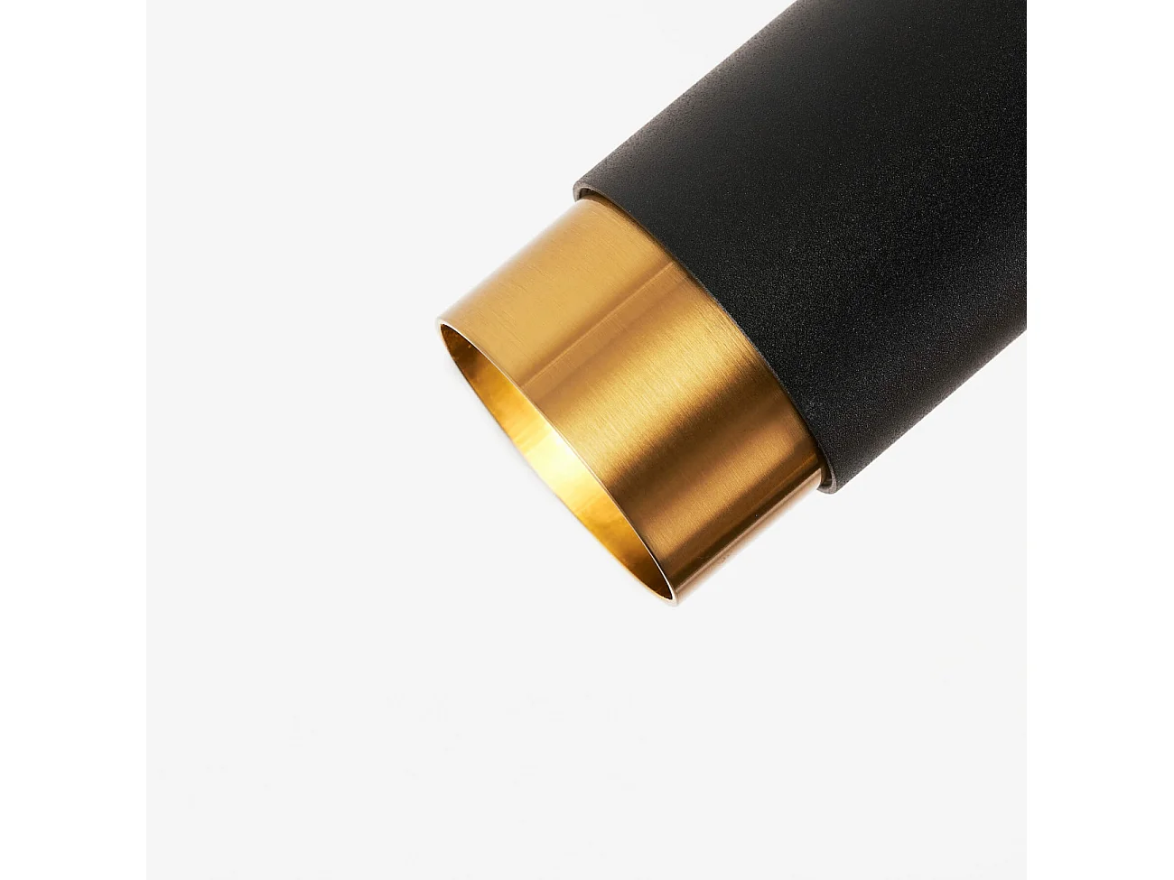 Lampadaire design noir double spots orientables - Elya