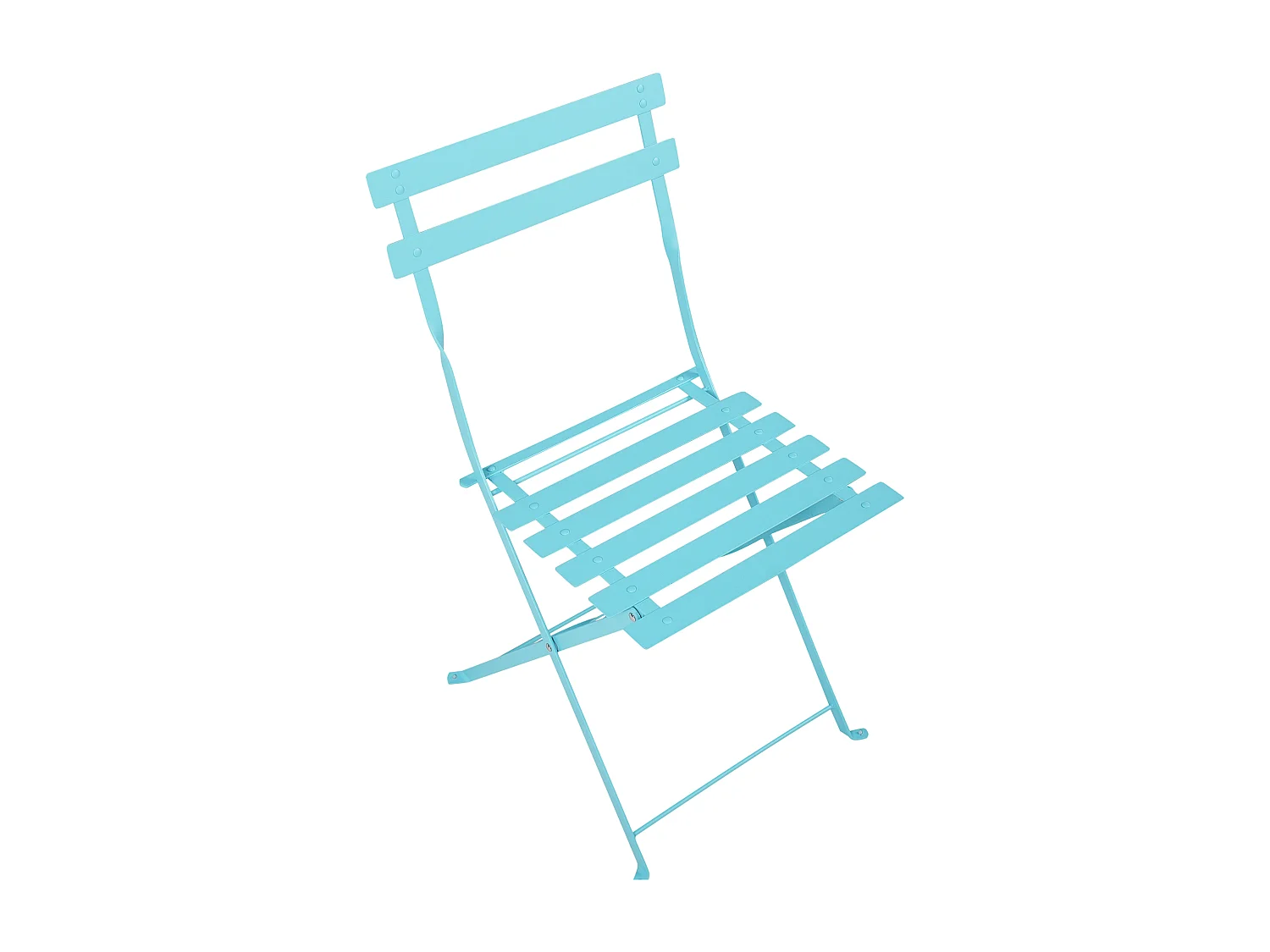 Ensemble pour bistro Pliant FIORI Métal Turquoise