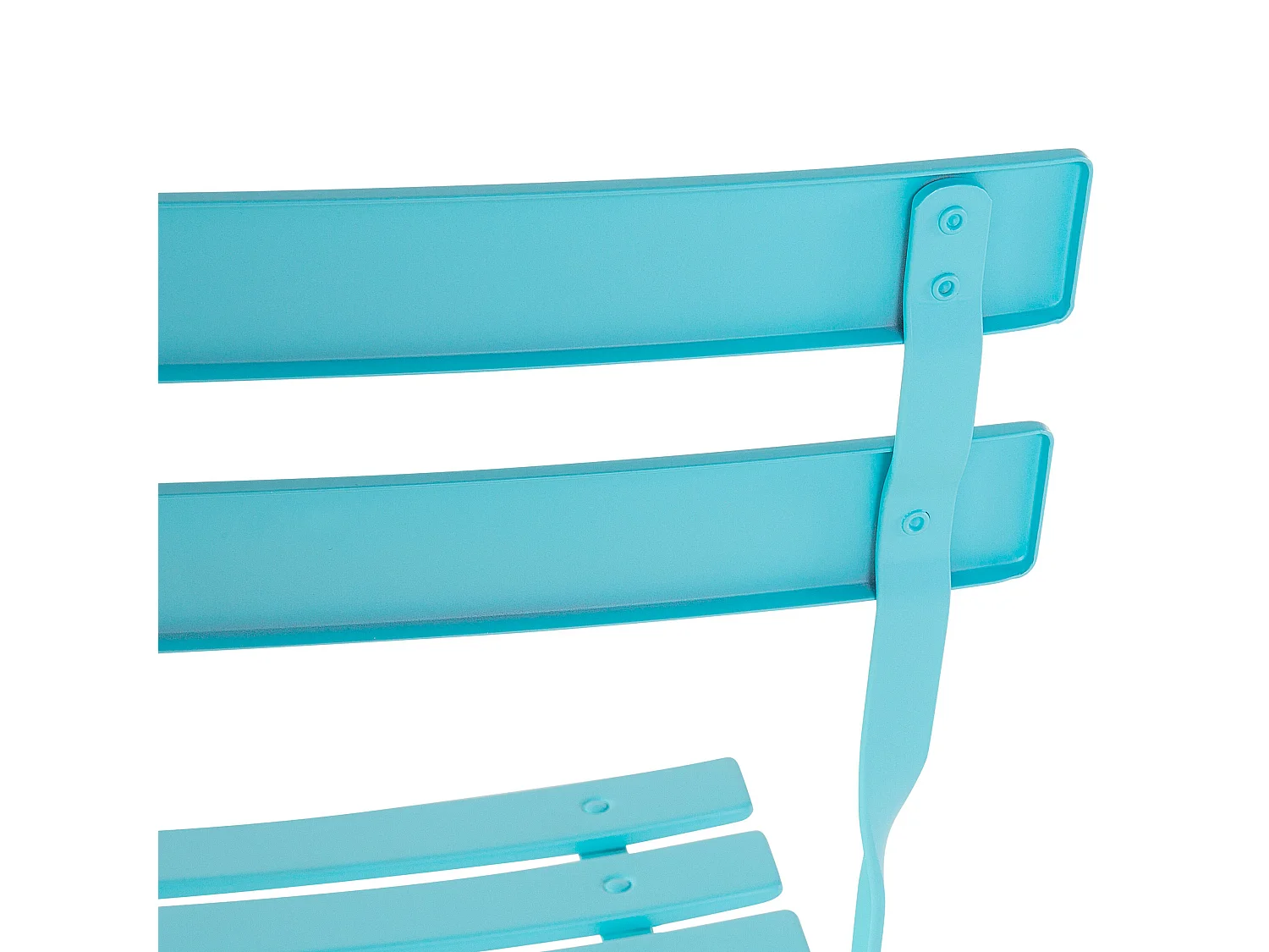 Ensemble pour bistro Pliant FIORI Métal Turquoise