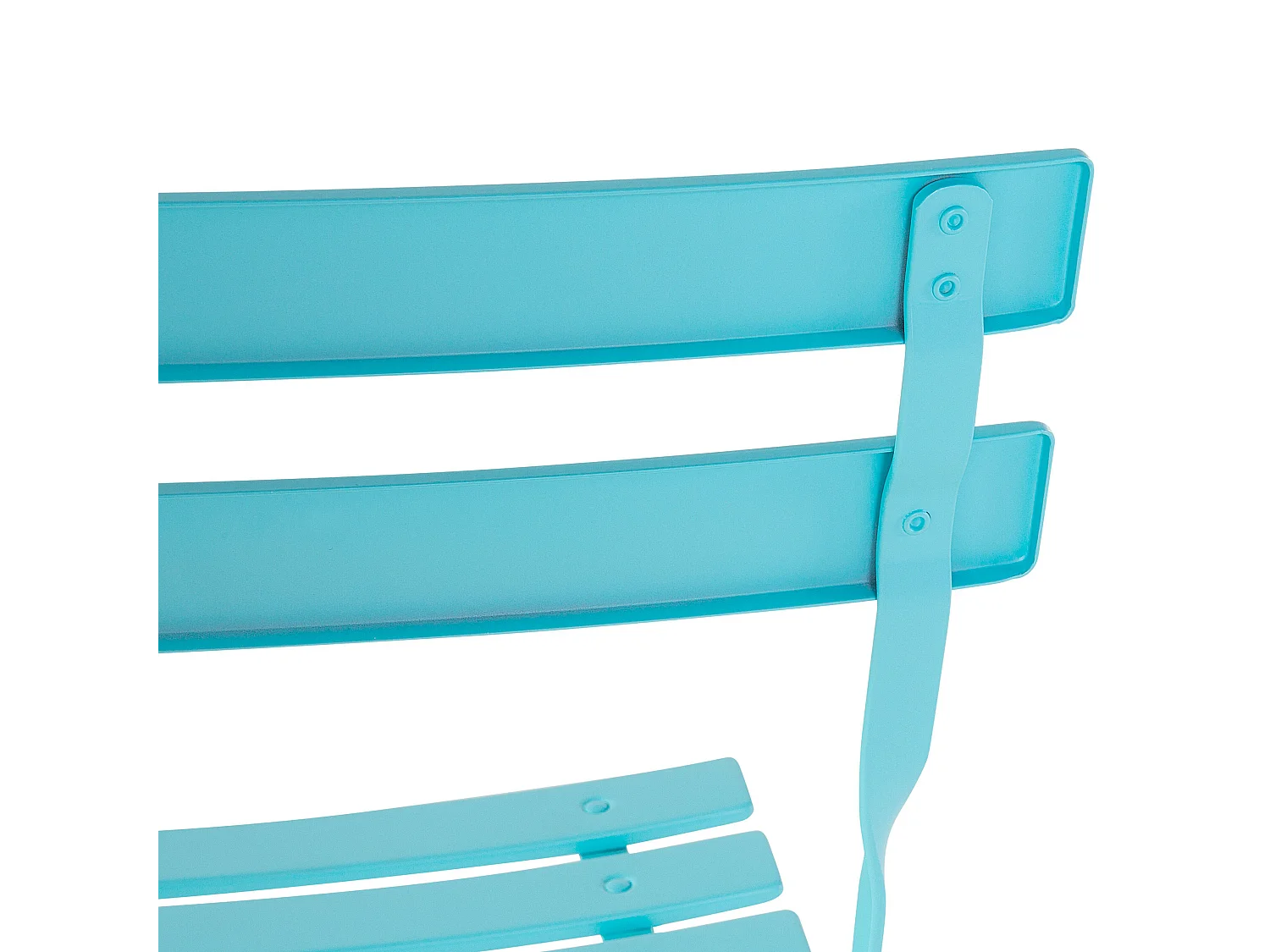 Zestaw mebli balkonowych Składane FIORI Metal Turkusowy