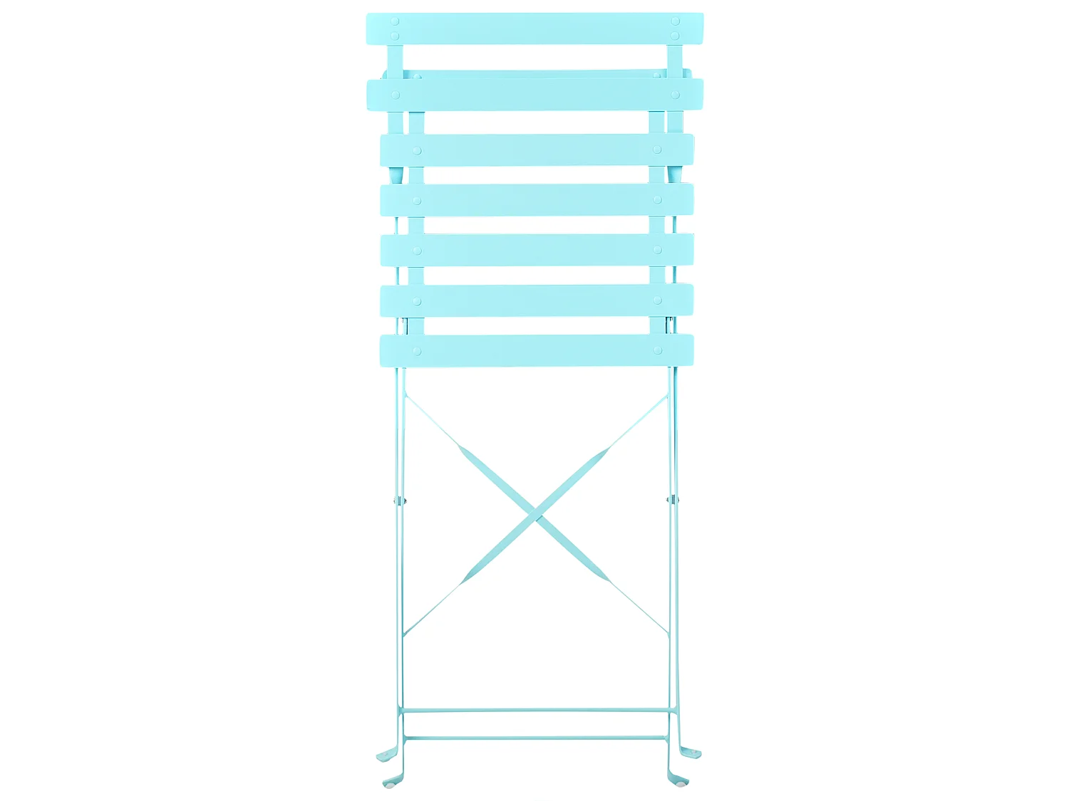 Ensemble pour bistro Pliant FIORI Métal Turquoise