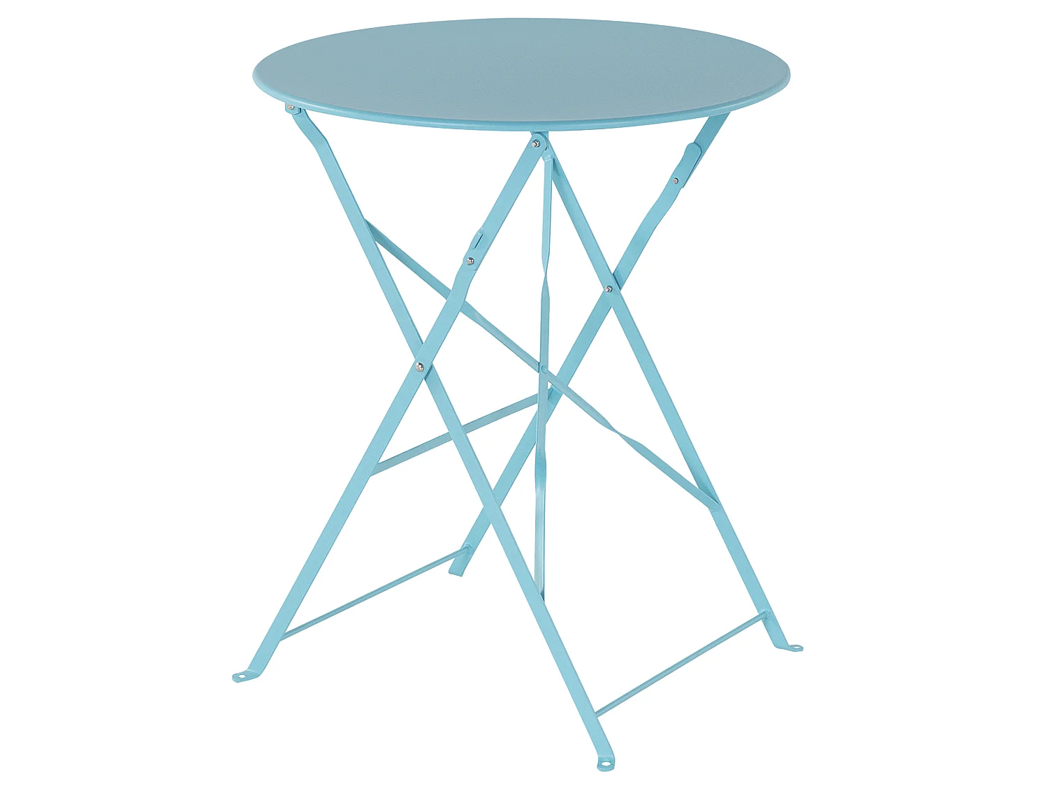 Ensemble pour bistro Pliant FIORI Métal Turquoise