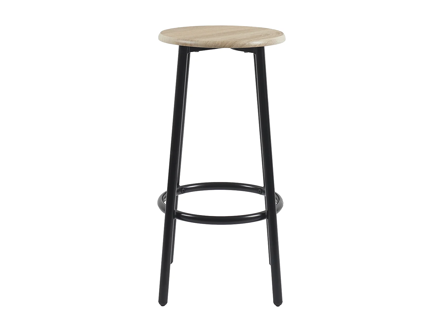 Table Mange Debout Et 4 Tabourets Loka Marron, Noir