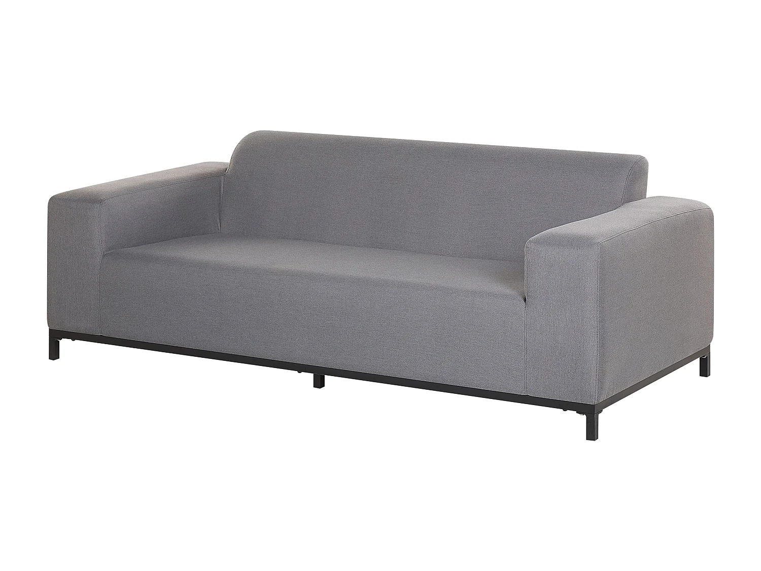 Ensemble de salon de jardin avec table 5 places ROVIGO Gris