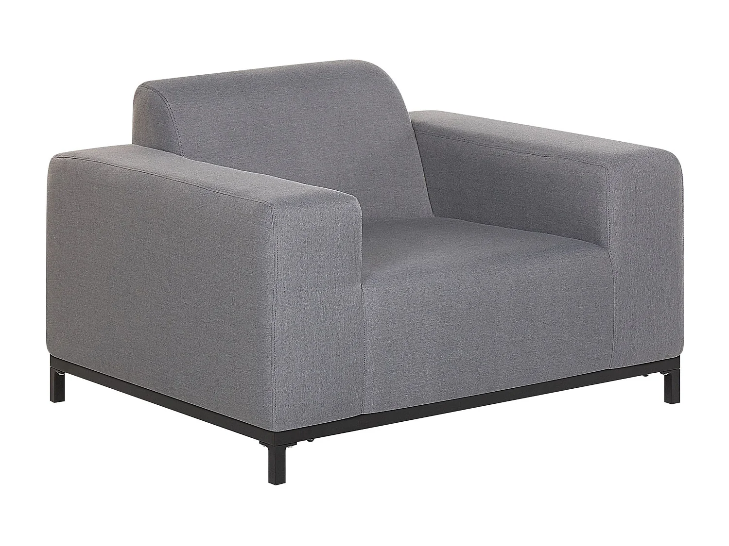 Loungeset met tafel 5-zitter ROVIGO Grijs