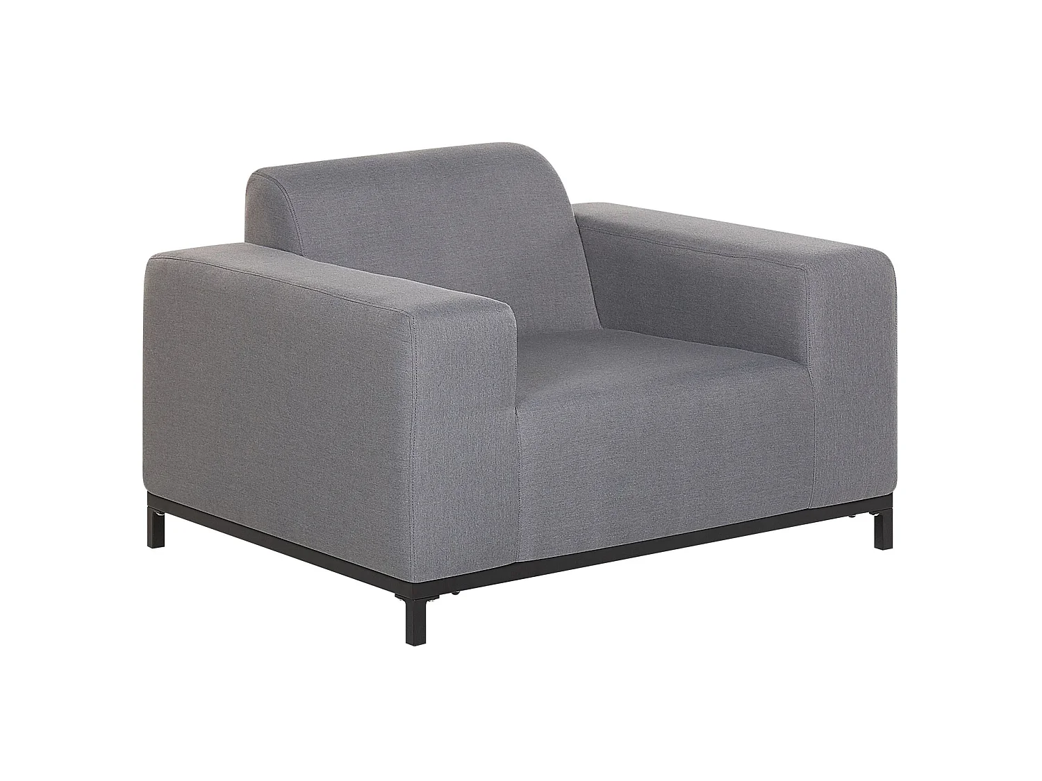 Lounge Set mit Tisch 5-Sitzer ROVIGO Grau