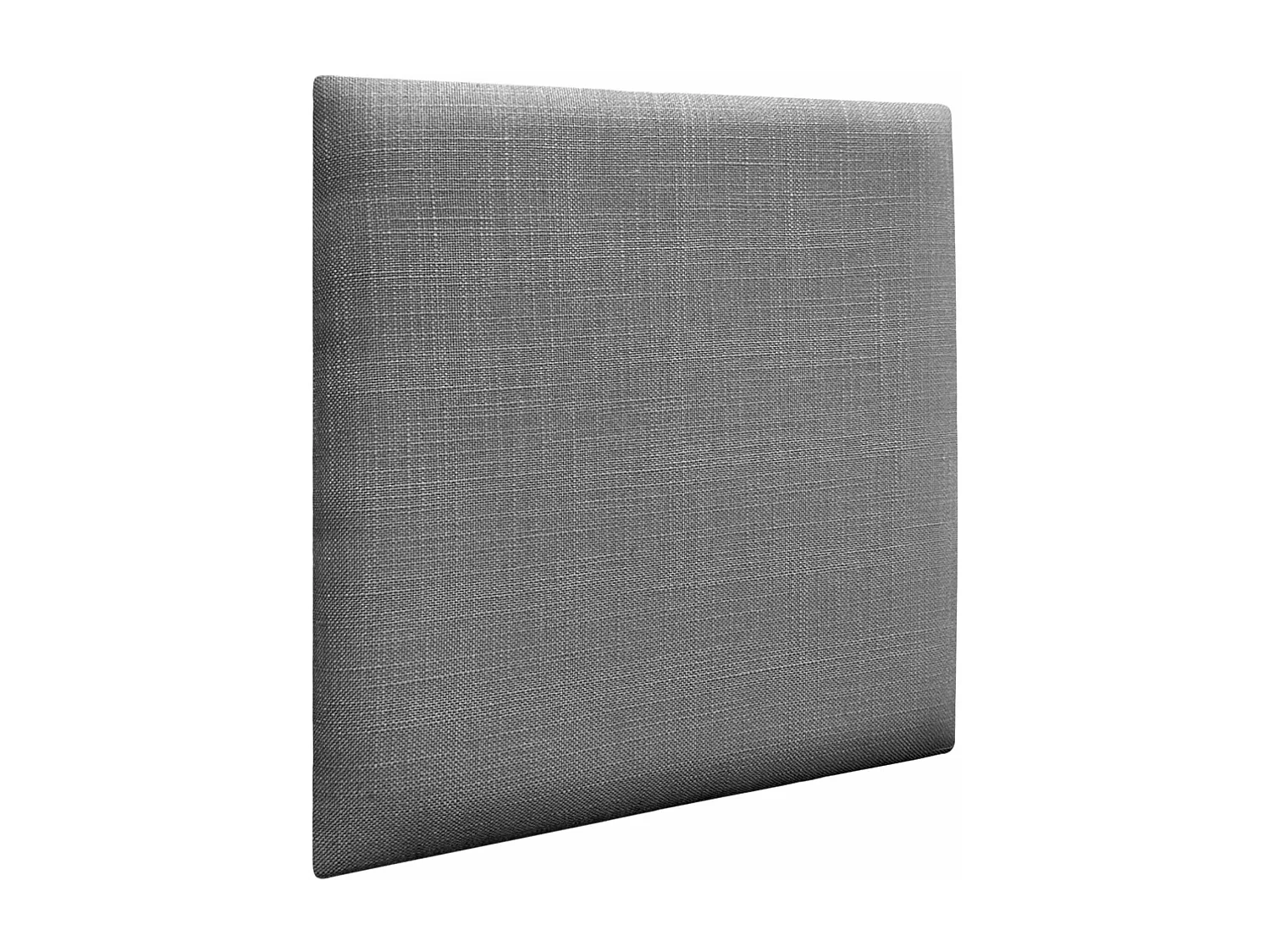DHOME Ensemble de 6 Panneaux muraux en lin autocollants, absorption acoustique, protection contre les chocs et Têtes de Lit (Gris Foncé, 60x60cm, x6)