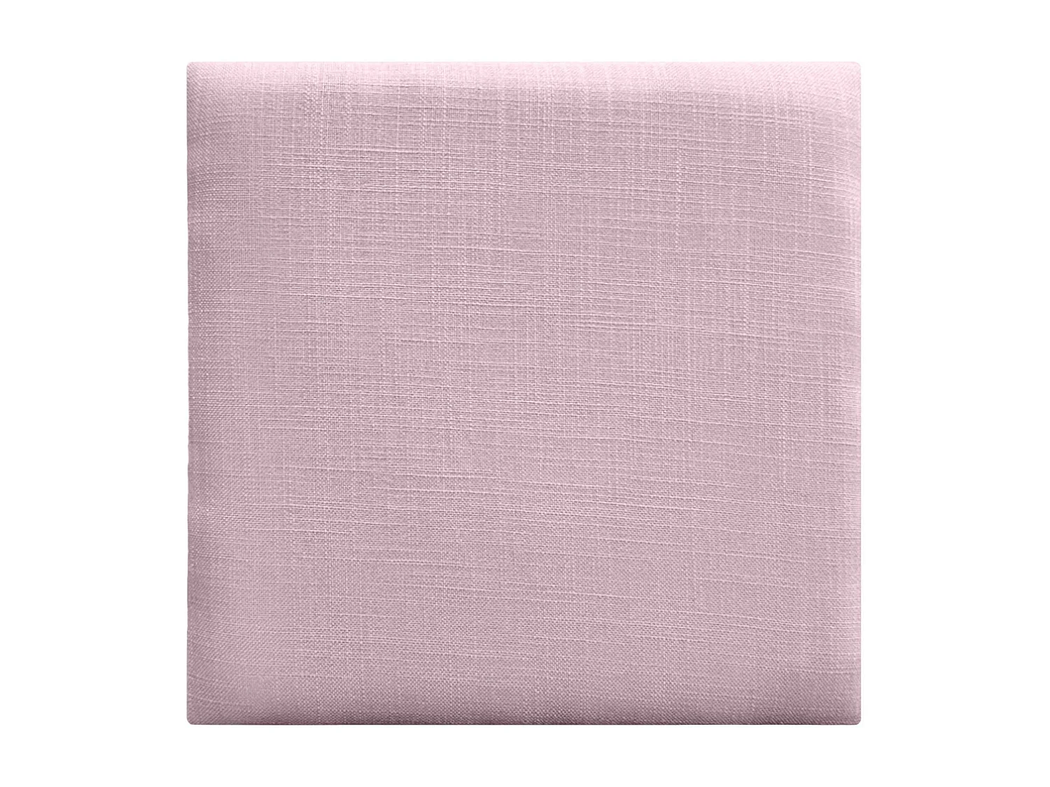DHOME Ensemble de 1 Panneau mural en lin autocollant, absorption acoustique, protection contre les chocs et têtes de lit (Rose Poudré, 50x50cm, x1)